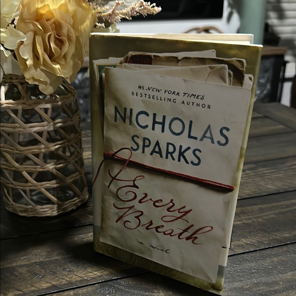 Nicholas Sparks 'Every Breath' Hardcover Book